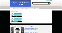Desktop Screenshot of agence-berthomme.com